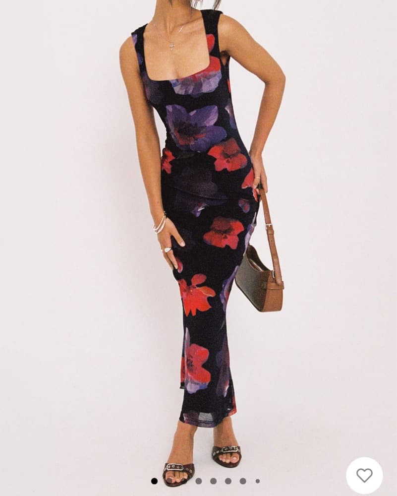 Eviana Maxi Dress Floral - Image 1