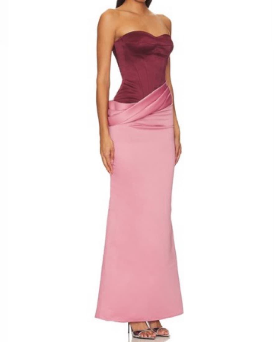 Nafsika Skourti Two-Tone Undressed Gown - Image 3
