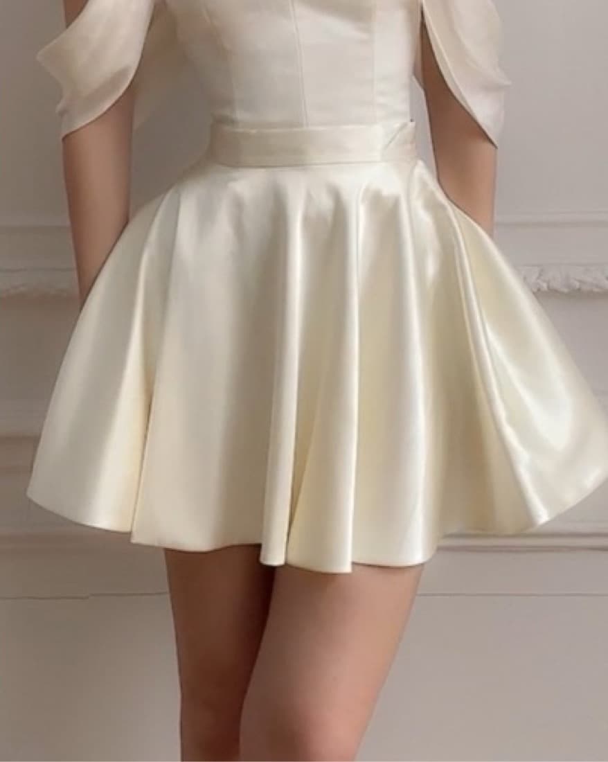 Kenzie Kay Mademoiselle Skirt in Satin - Image 1