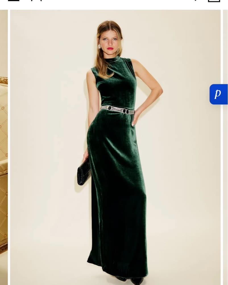 Reformation - Yarden Velvet Dress - Image 4