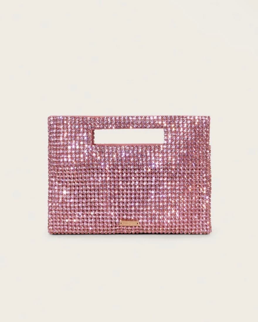 Cult Gaia Lucinda Rhinstone Bag in Pink - Image 3