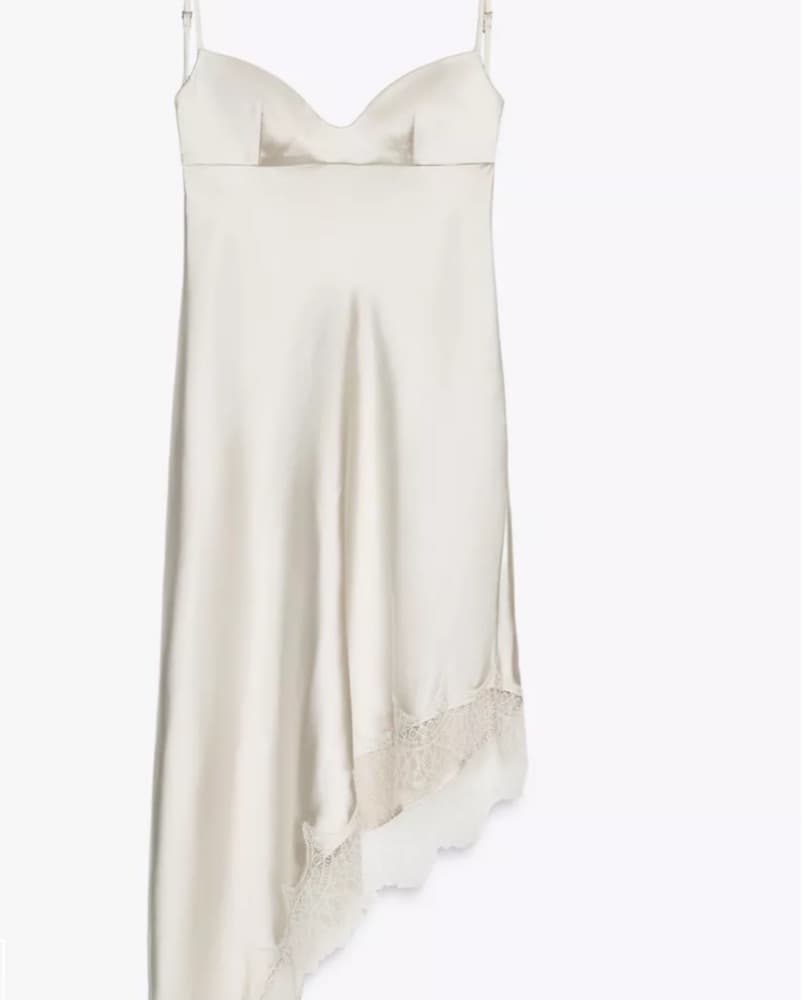 Satin Lace Dress  - Image 2