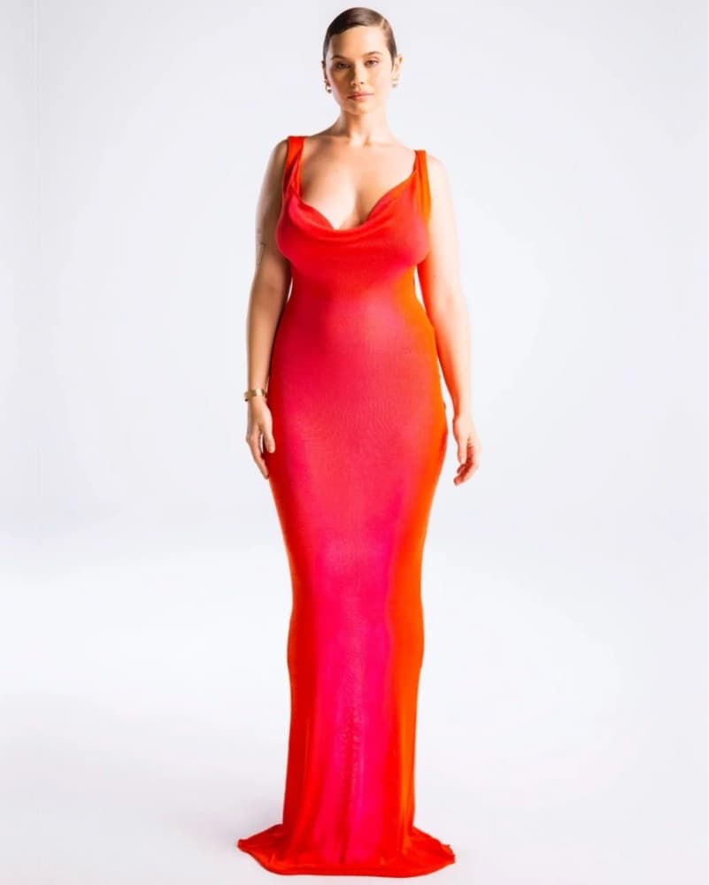 Pink Knit Maxi - Image 1