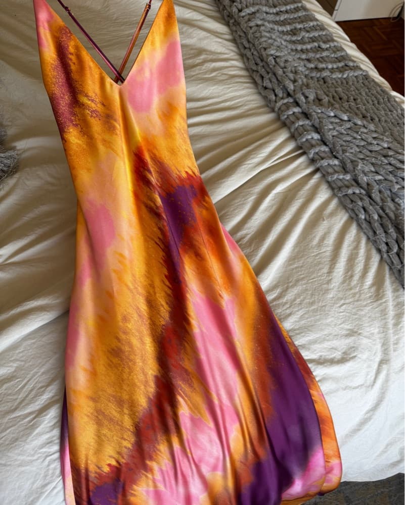 Zara Satin maxi dres - Image 1