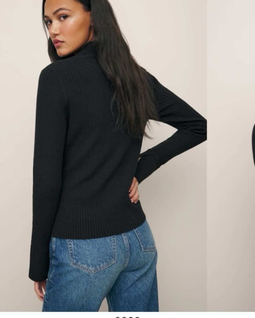 Valentina Ribbed Open Cardigan - Image 2