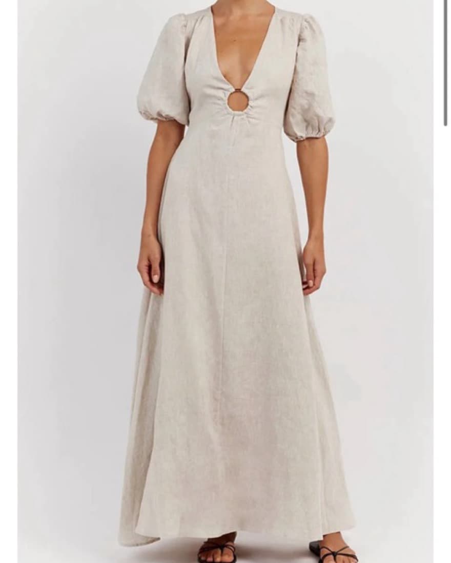 DISSH Petch Natural Linen Ring Midi - Image 1