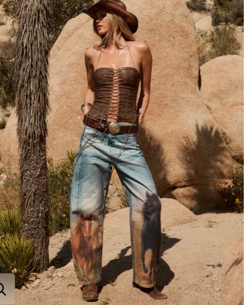 Horse Western Barrel Race Jeans  - Image 3
