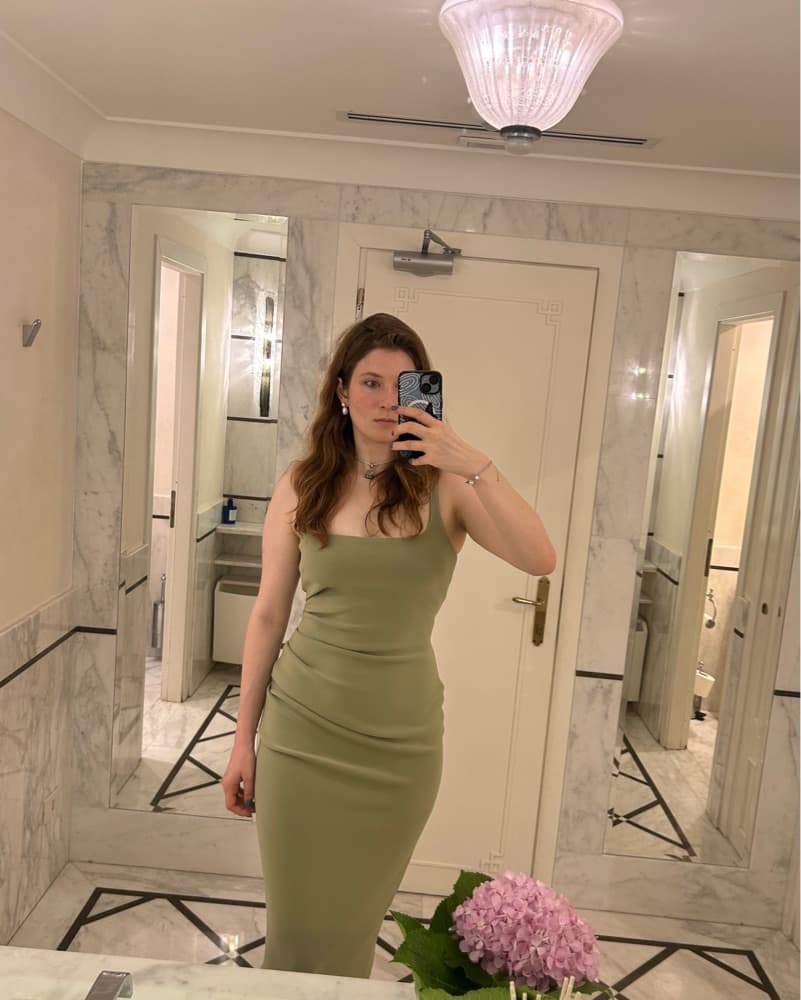 Green Midi Dress - Image 1