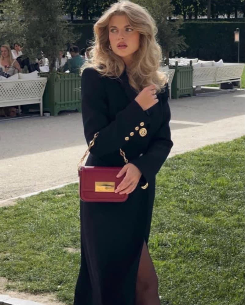 Nana Jacqueline Evie Black Coat - Image 2