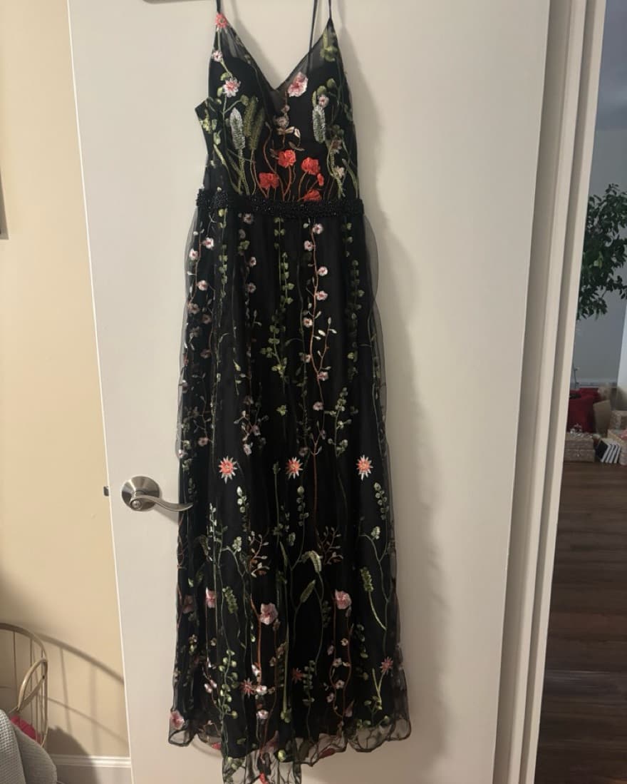 Embroidered Floral Dress - Image 1