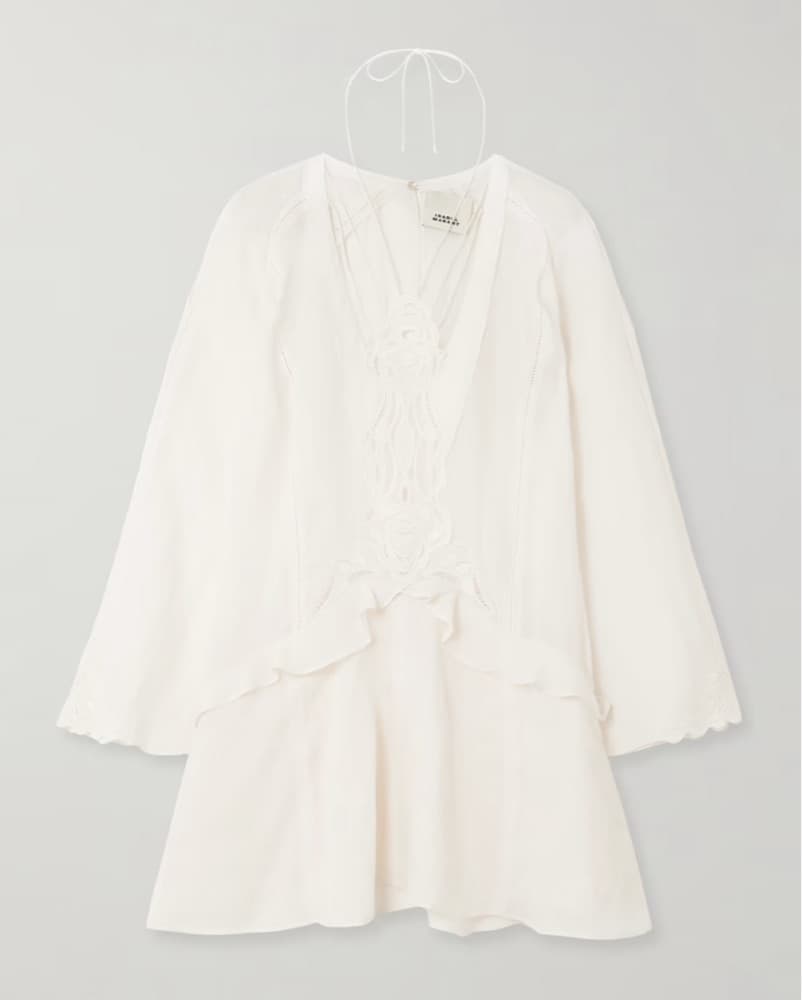 Isabel Marant Liya Lace Trimmed Dress  - Image 2