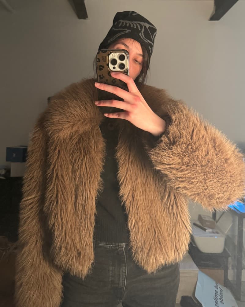 Frankie Shop Hope Faux Fur Jacket  - Image 4