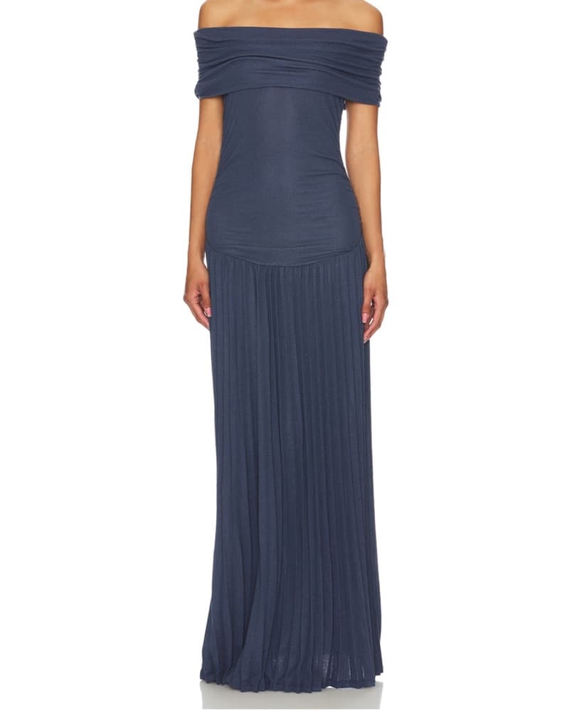 Field Of Dreams Dress Navy - Image 1