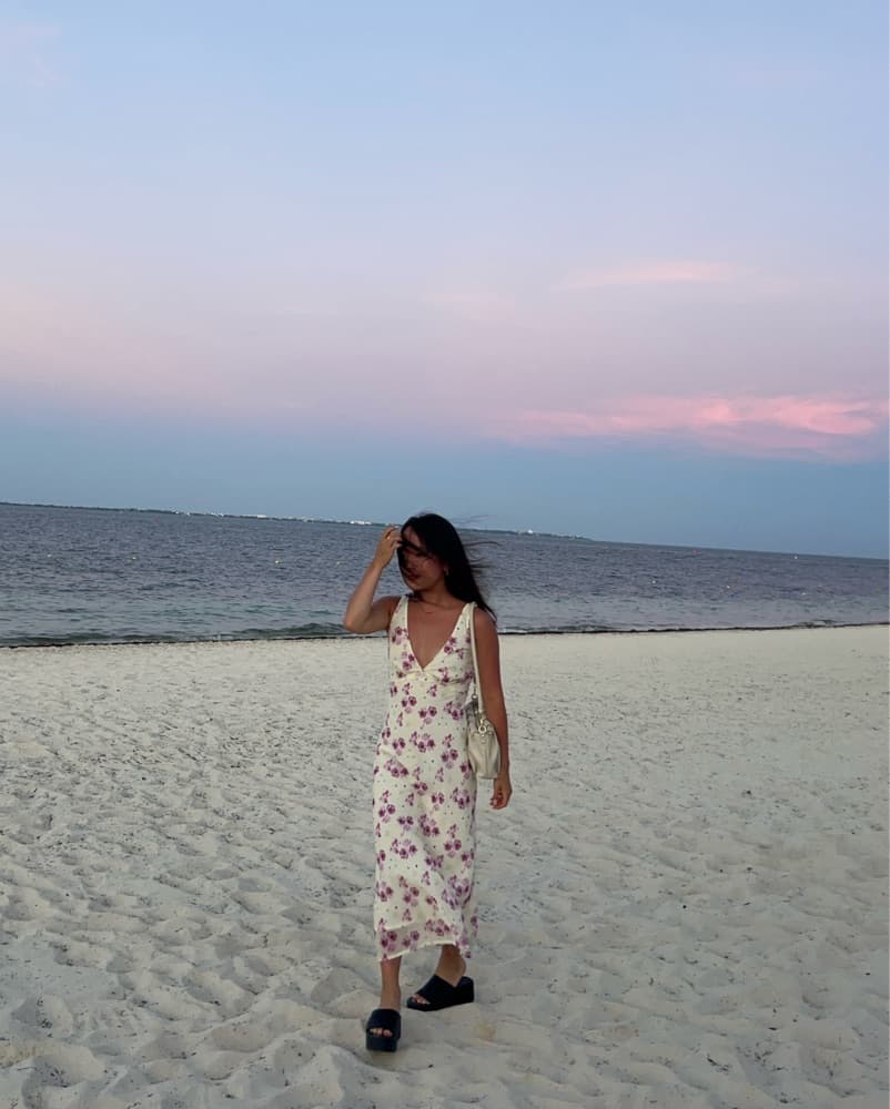 Floral Printed Midi Dress - Image 3