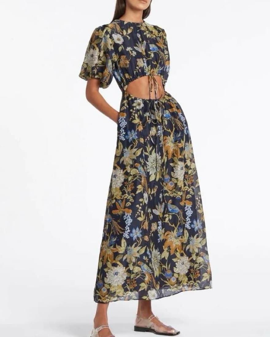 Sir The Label Puff Sleeve Dress - Image 2