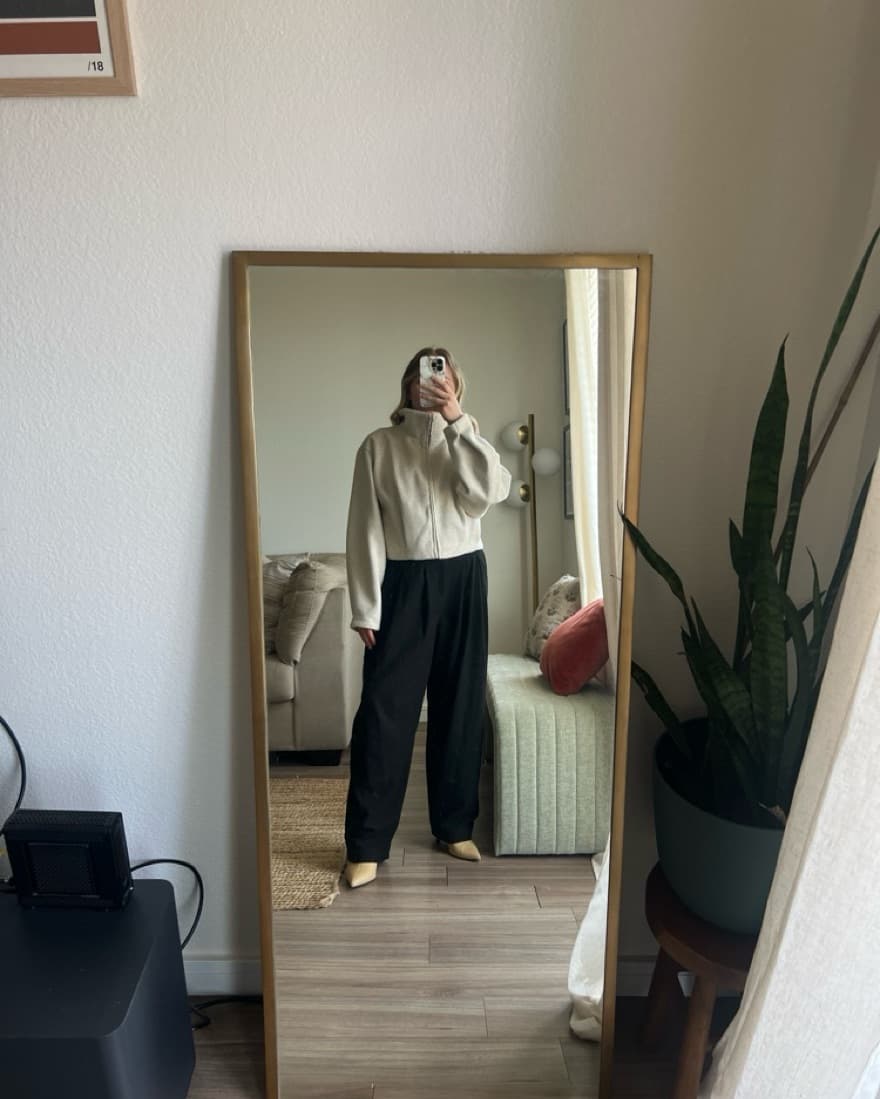 Cropped Turtleneck Jacket  - Image 1