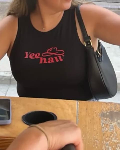 Black Yee Haw Tank Top - Image 2