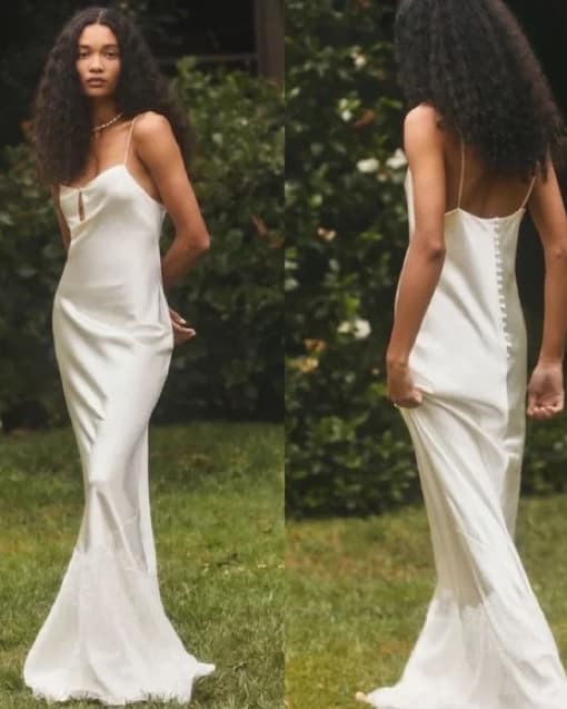 Reformation Tullamore Silk Dress - Image 1