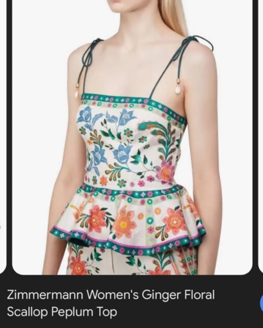 Zimmerman Peplum Top - Image 2