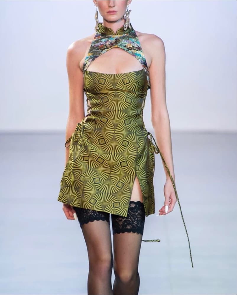 Kim Shui Brocade Dress - Image 3