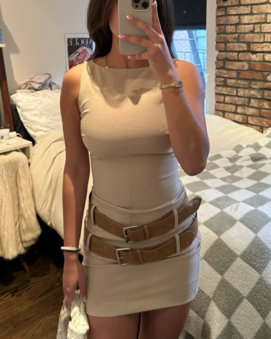 Double Belt Dress From Zara  - Image 3