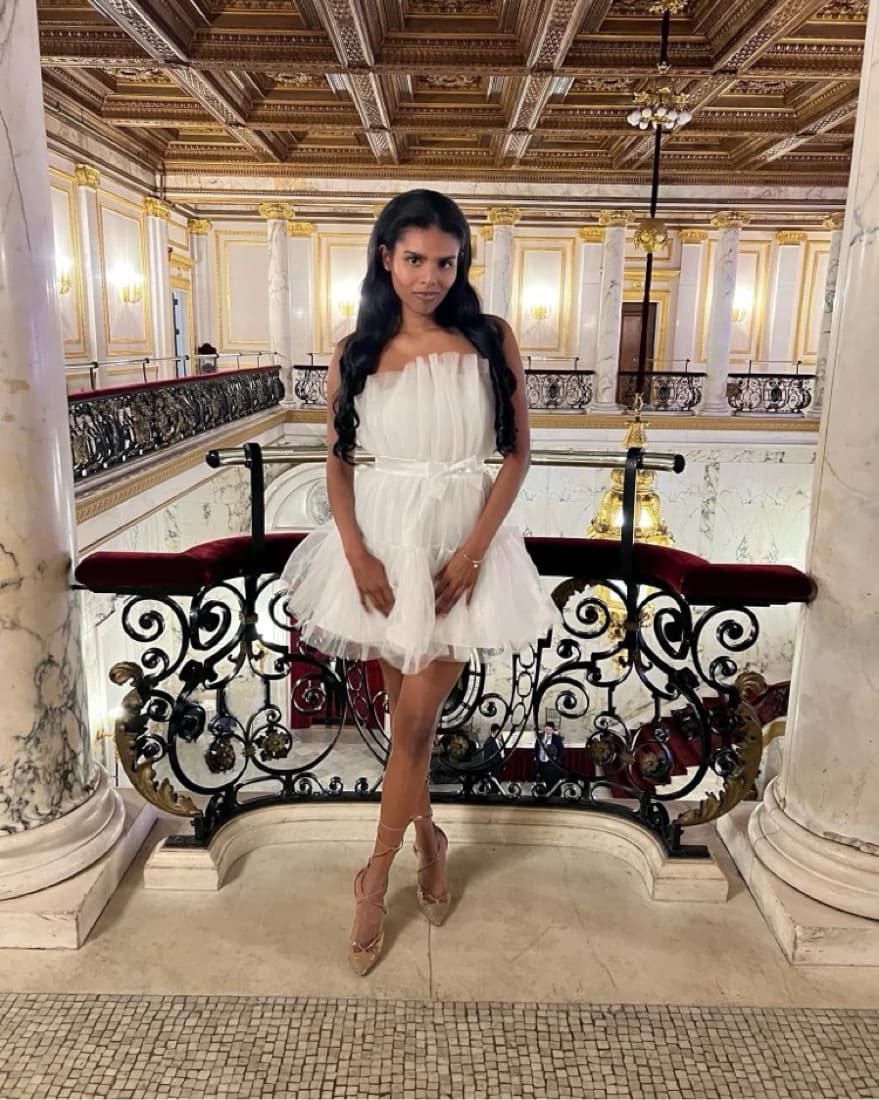 Twyla Couture Blair White Dress - Image 3