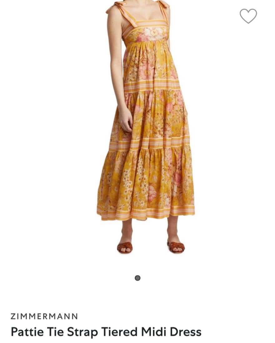 Zimmermann Tie Strap Tiered Cotton - Image 3
