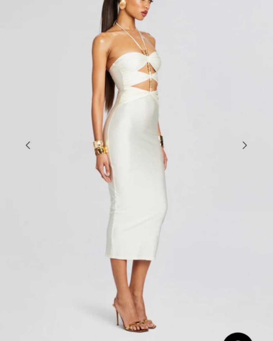 Retrofete Isabel Maxi Dress - White  - Image 2