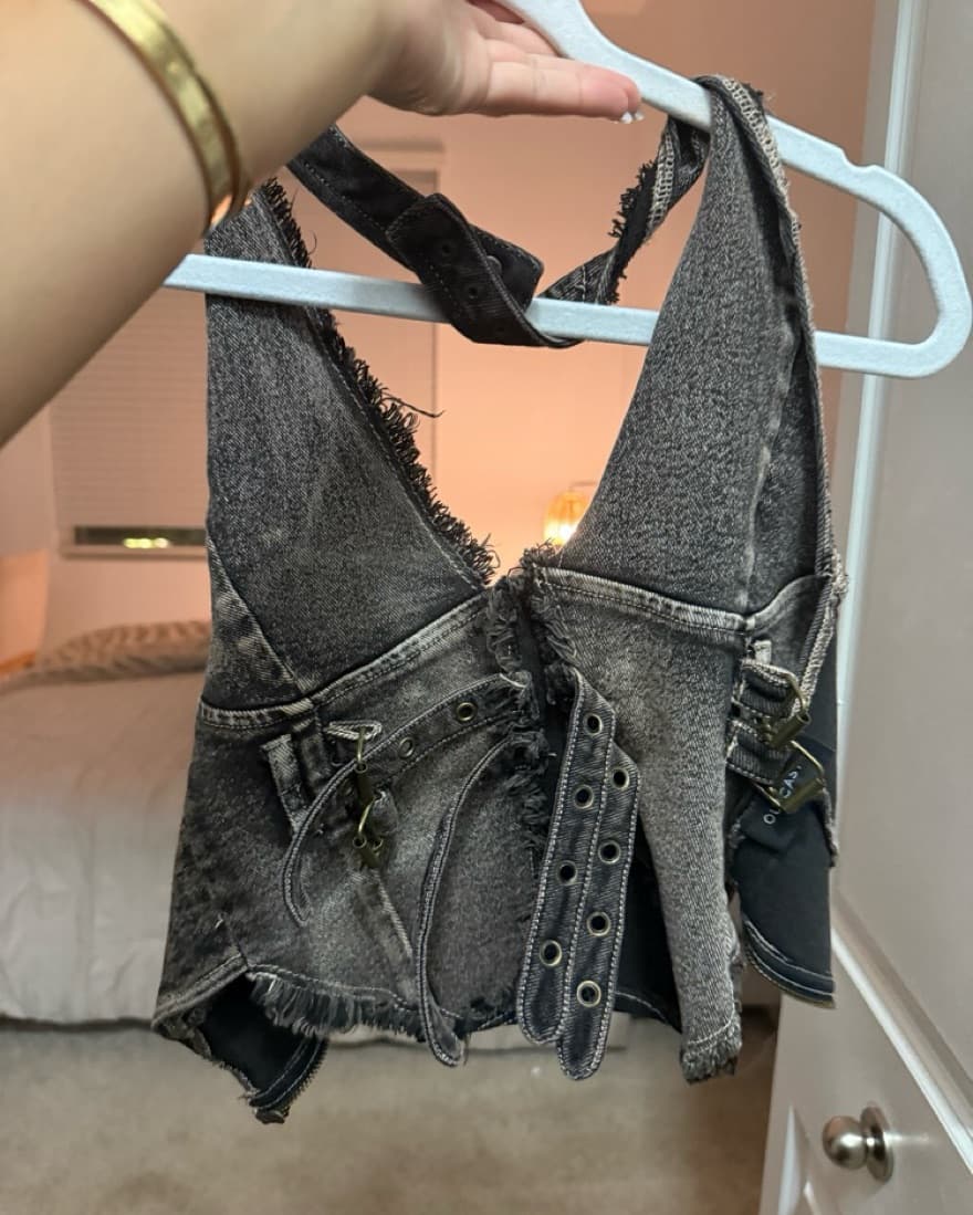 Outcast Wynn Denim Halter Top  - Image 5