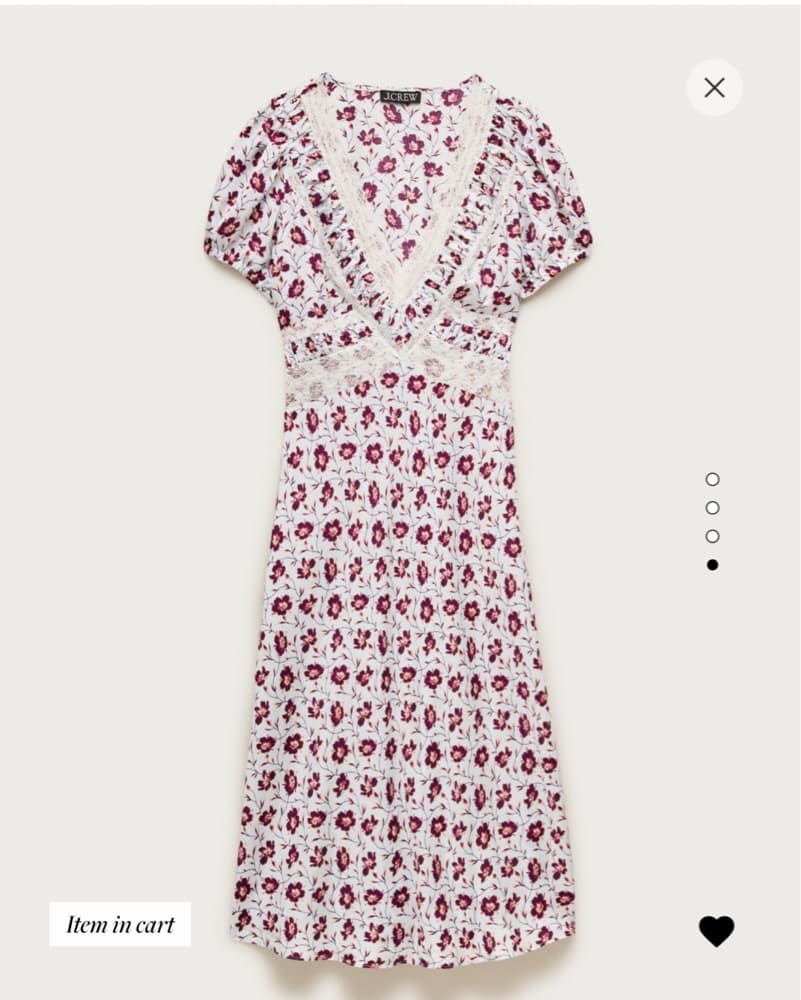 J Crew Lace Midi Dress  - Image 3