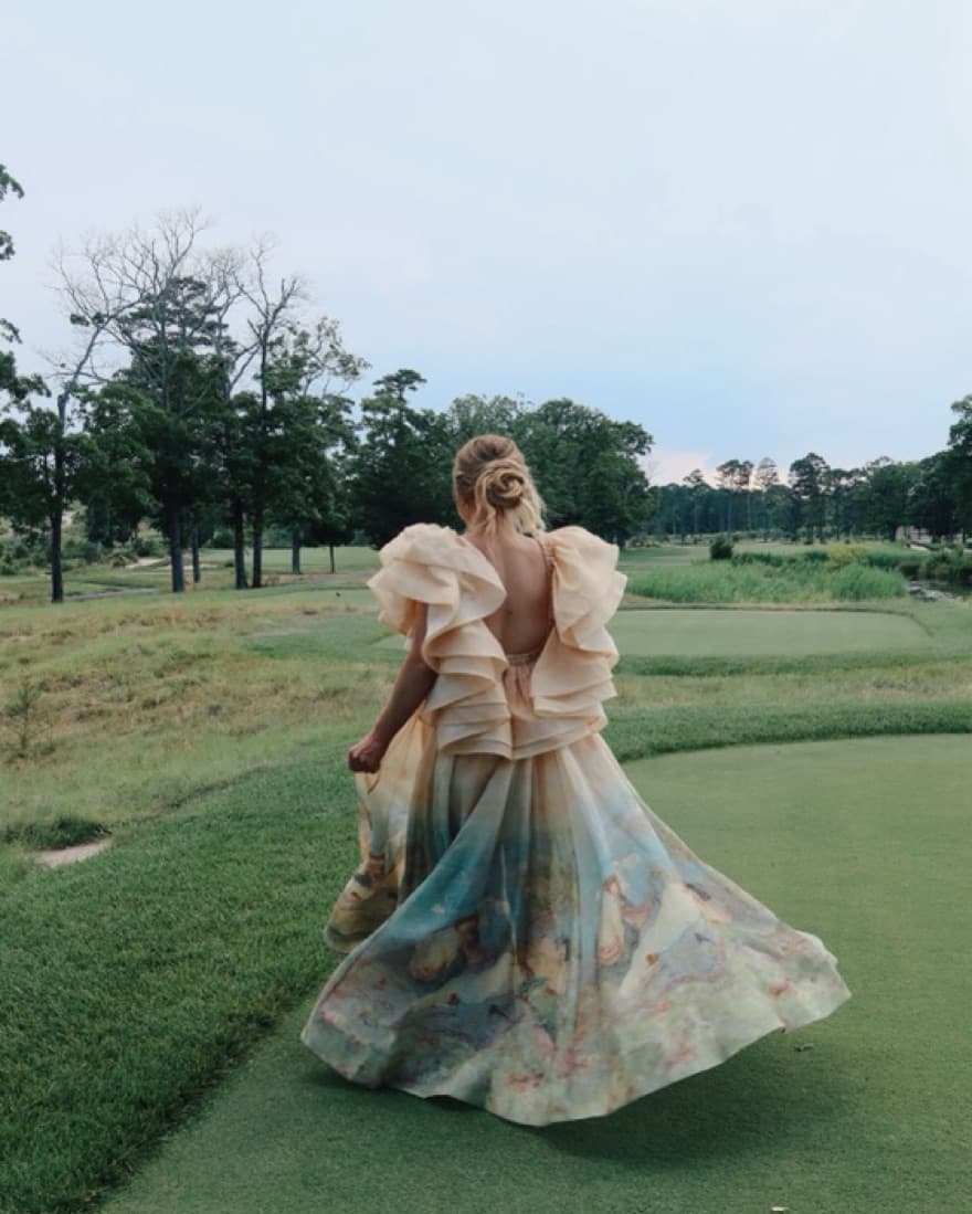 Zimmermann Lyrical Frilled Silk Gown - Image 2