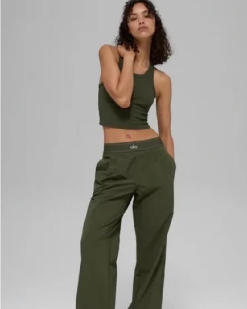 SOLD OUT Alo Olive Green Safari Trousers - Image 1