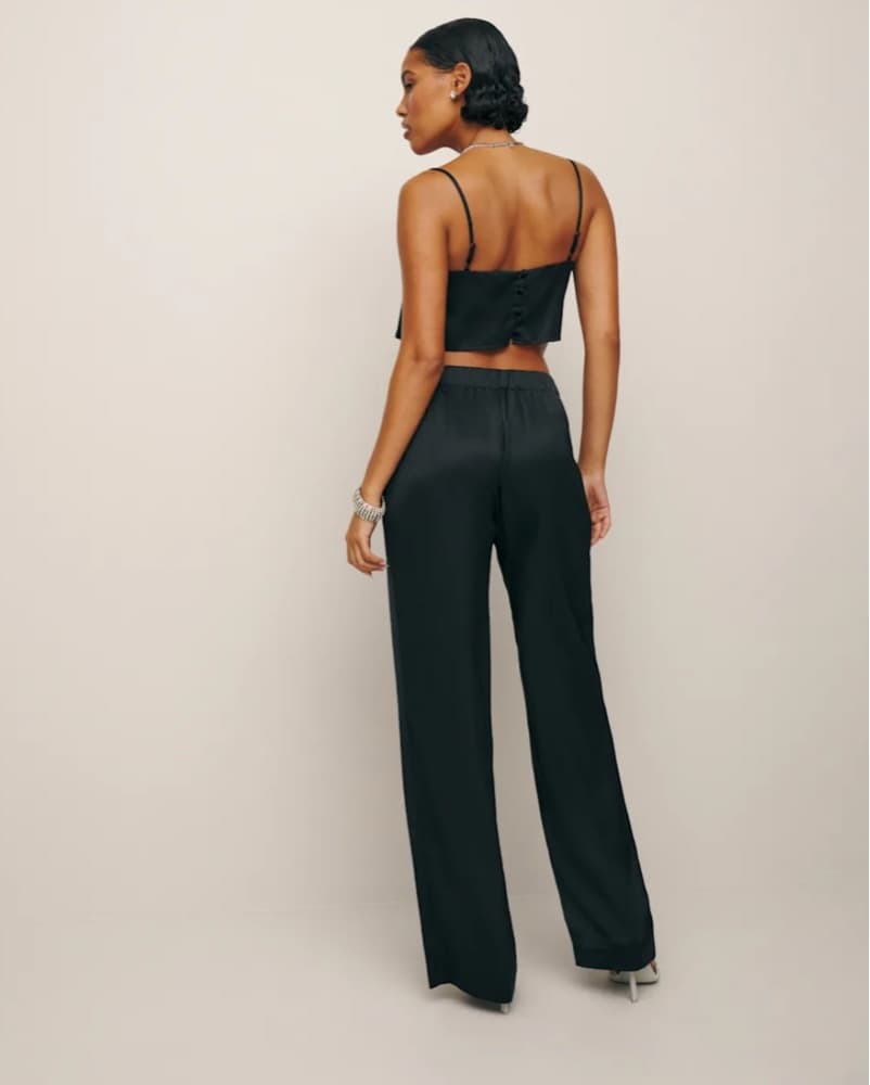 Reformation Cleo Satin Two Piece Set - Image 2
