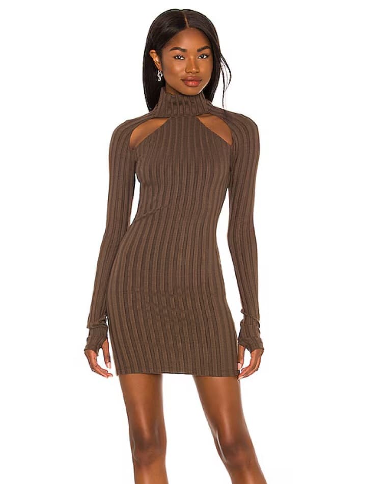 H:ours brown dress - Image 1