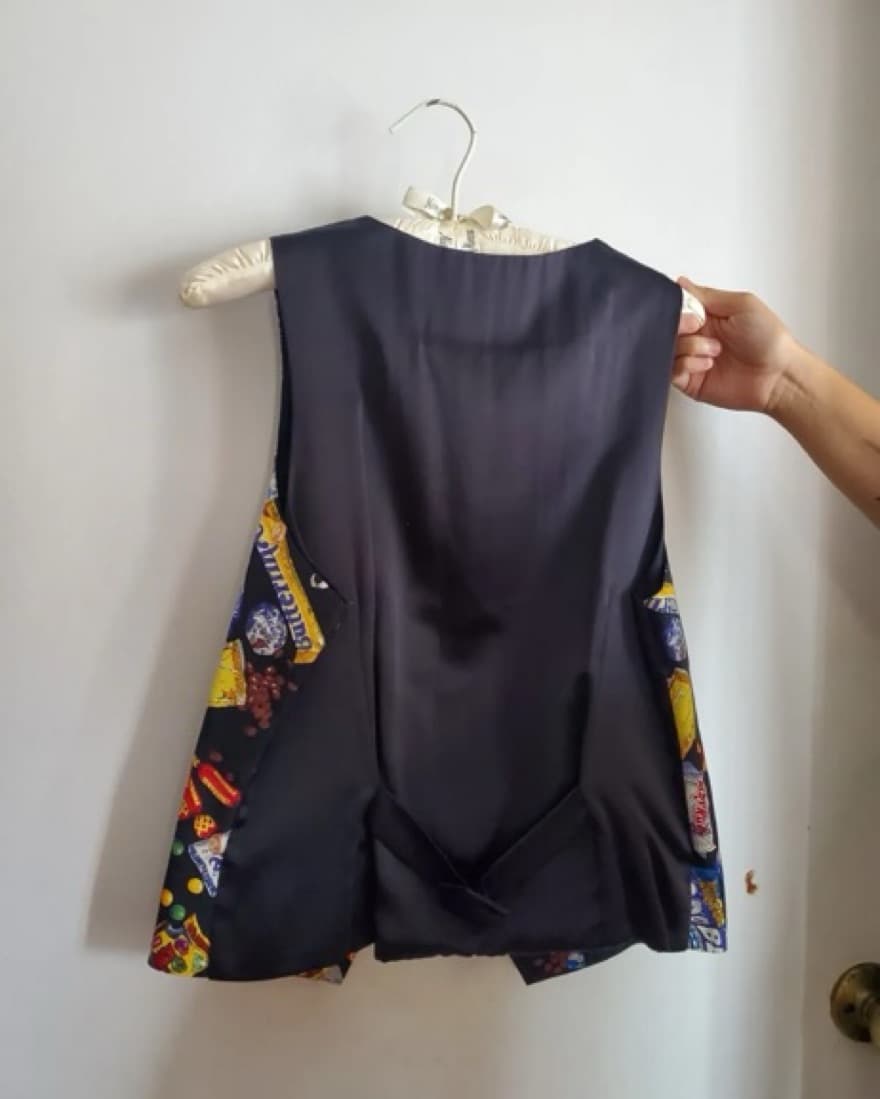 Vintage Silk Vest - Image 2