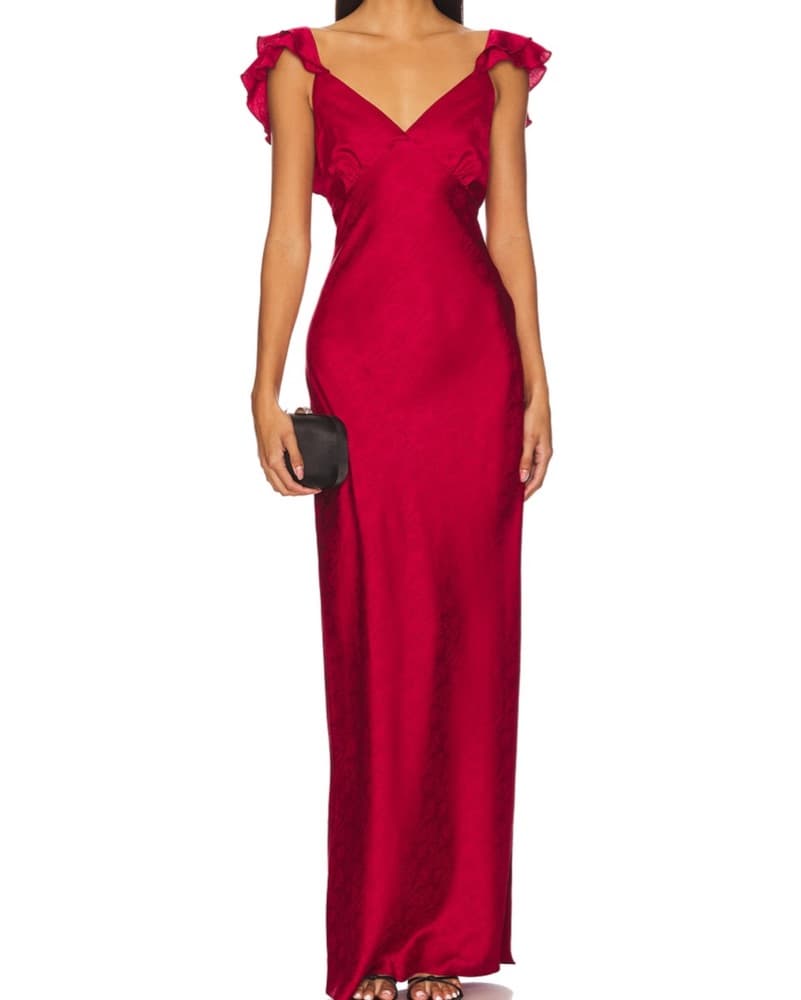 More To Come Becky Ruffle Maxi Dress - Image 1