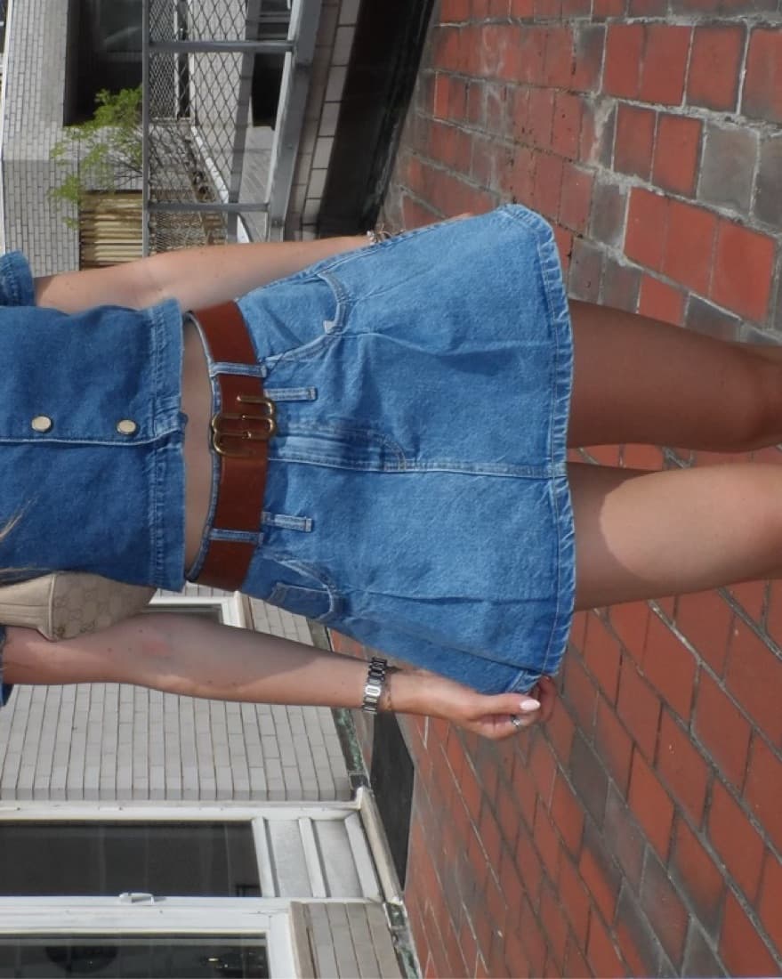 Zara denim Skirt - Image 2