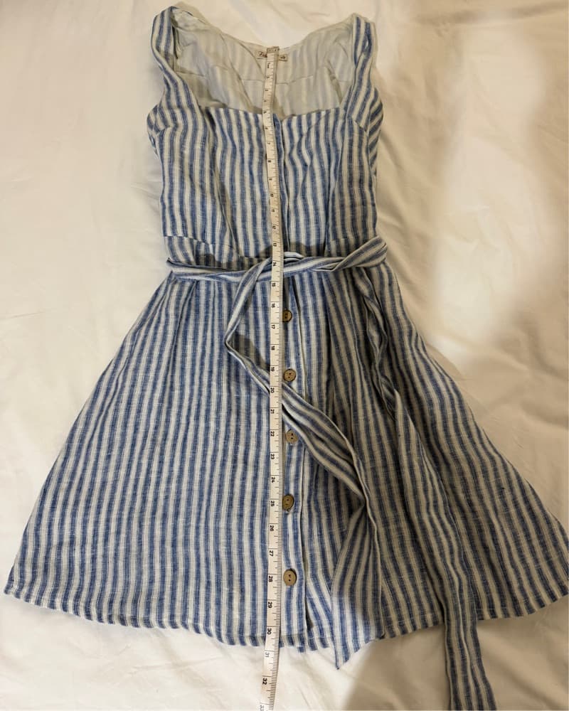 *Altered* Seaside Linen Dress - Image 3