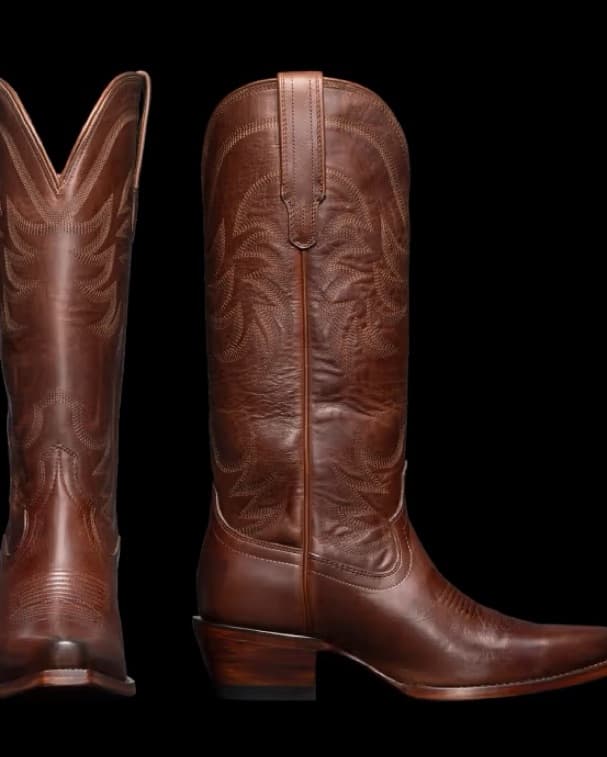 TECOVAS Brown Cowboy Boot - Image 2