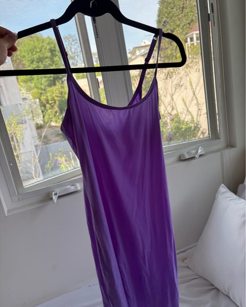 Skims Purple Fits Everybody Slip Dress - Image 2