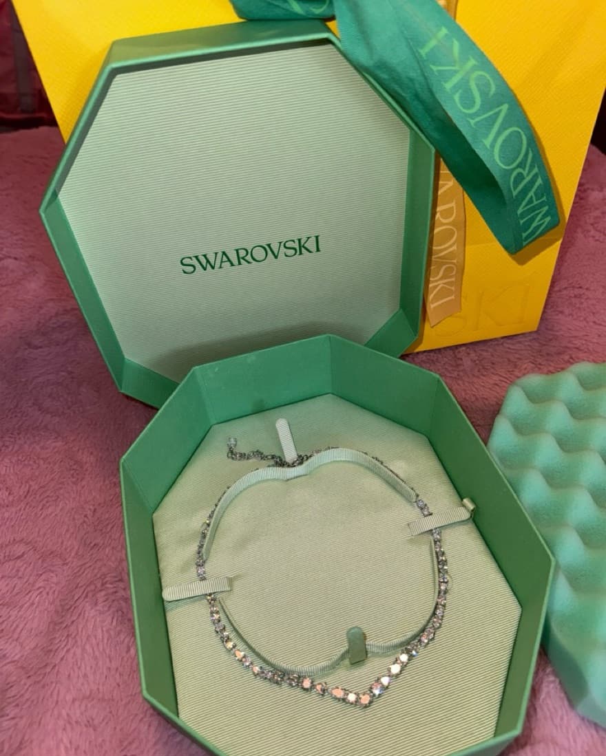 Swarovski Crystal Tennis Necklace - Image 3