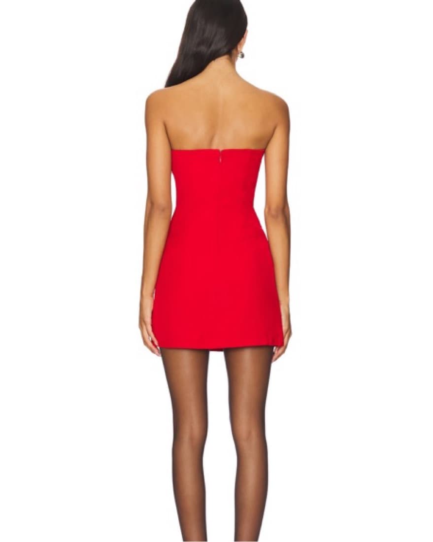 Red Superdown Mini Dress - Image 2