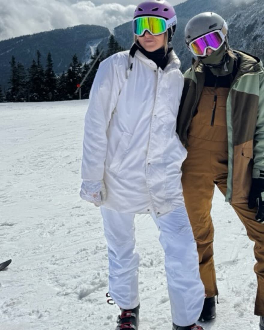 Vintage moncler white Ski Jacket & Pants - Image 1