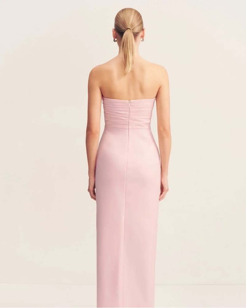 Shona Joy lani draped maxi in fairyfloss - Image 3