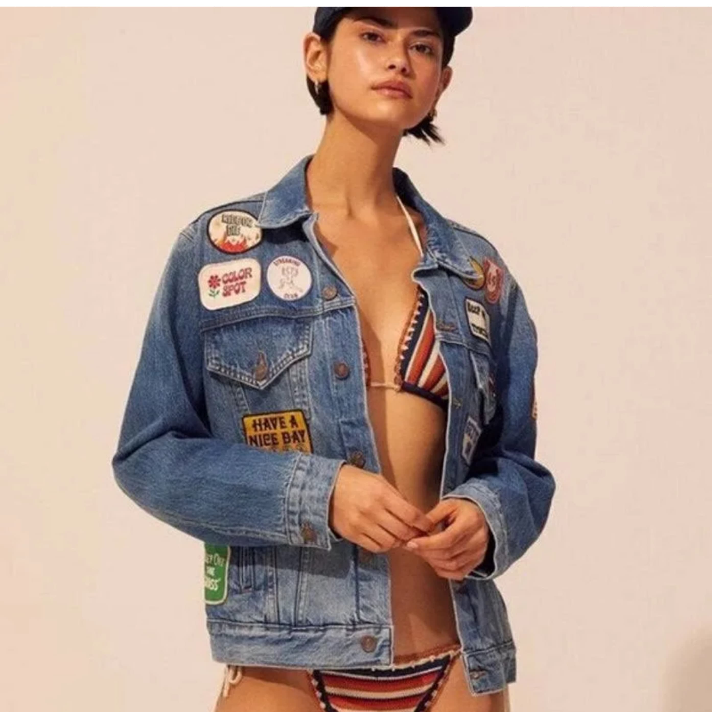 RE/DONE The Patch Denim Jacket - Image 1