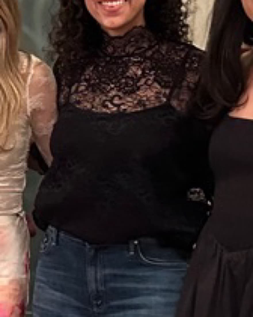 Elegant Black Lace Blouse - Image 5
