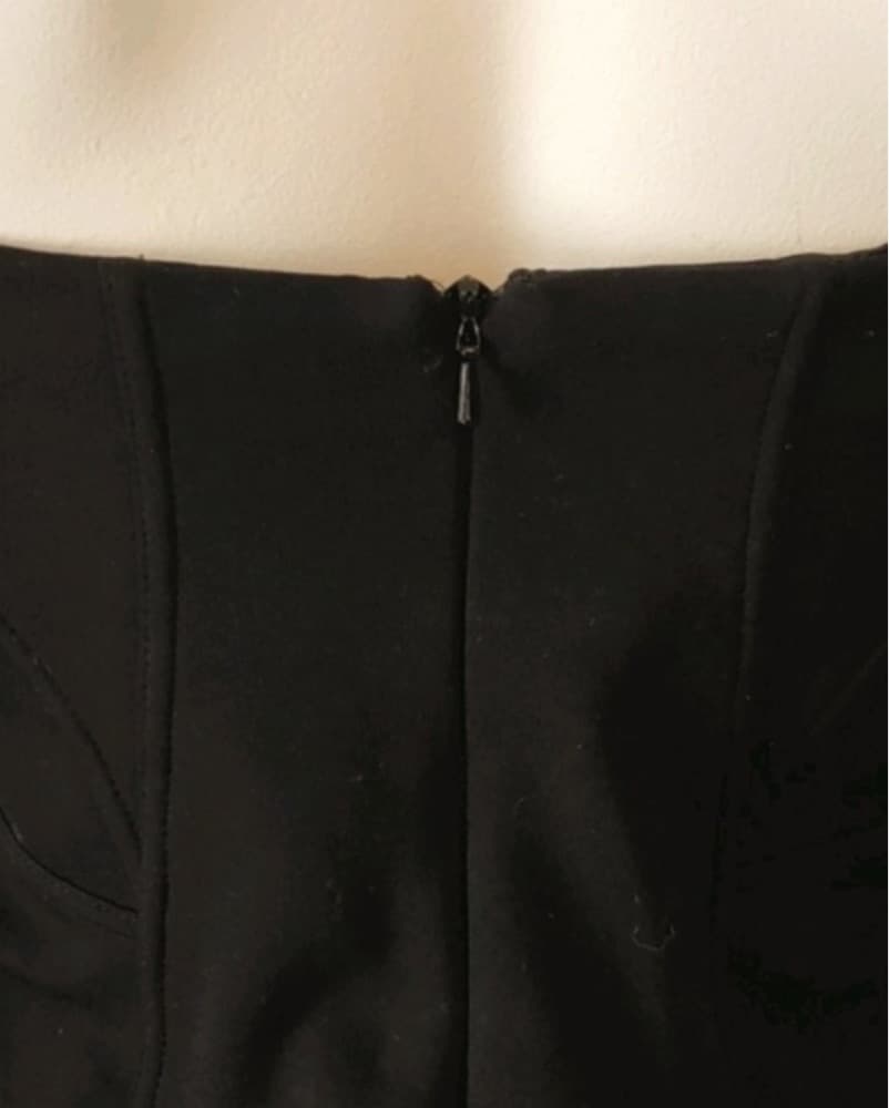Helmut Lang Black Strapless Dress - Image 3