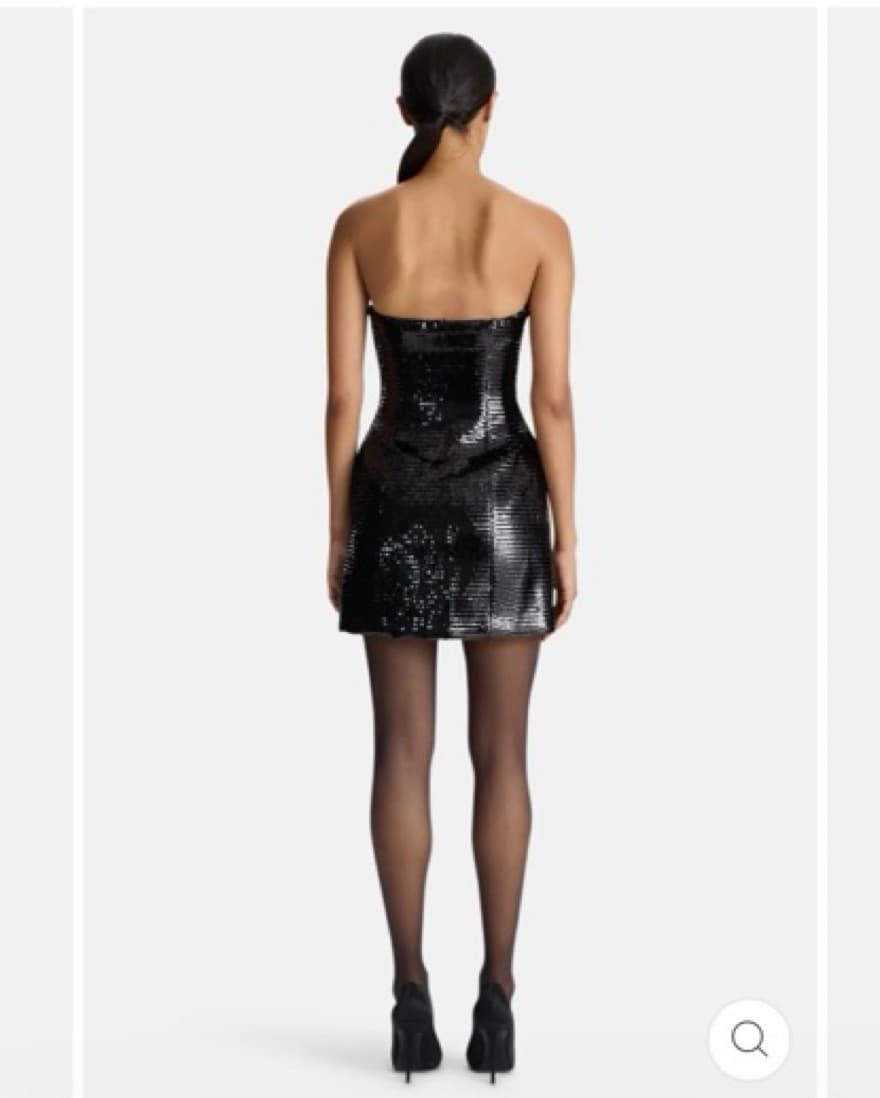 A.L.C. Elise Sequin Strapless Dress - Image 5