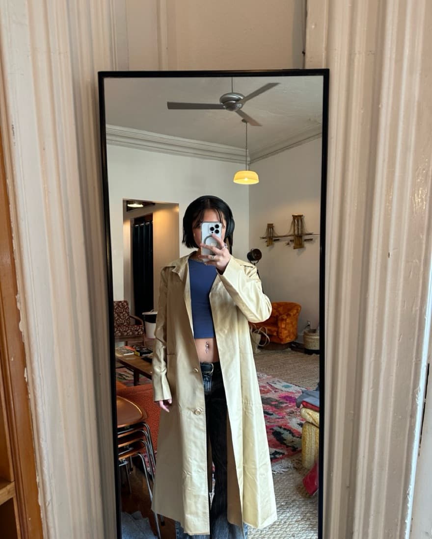 Hermes trench coat - Image 2
