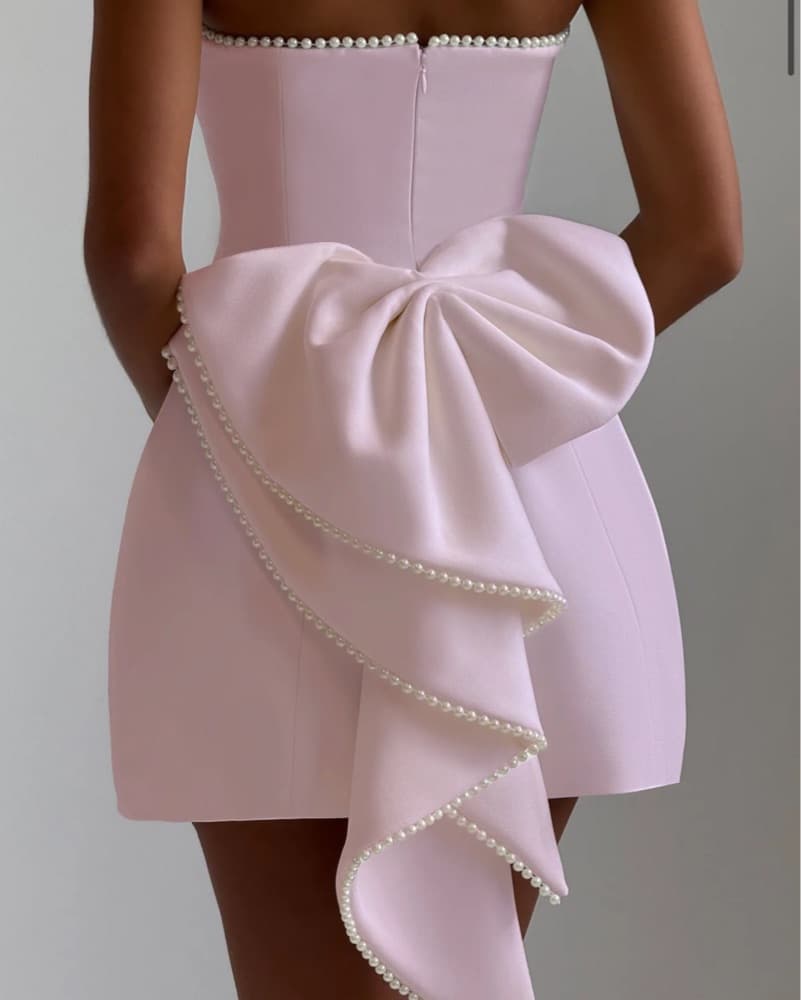 Babyboo Suni Mini Dress Blush - Image 4